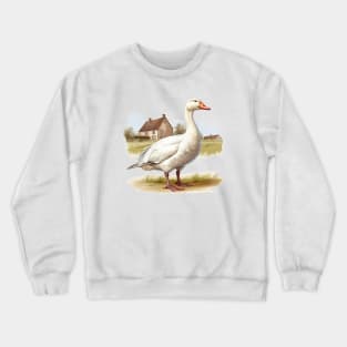 White Goose Crewneck Sweatshirt